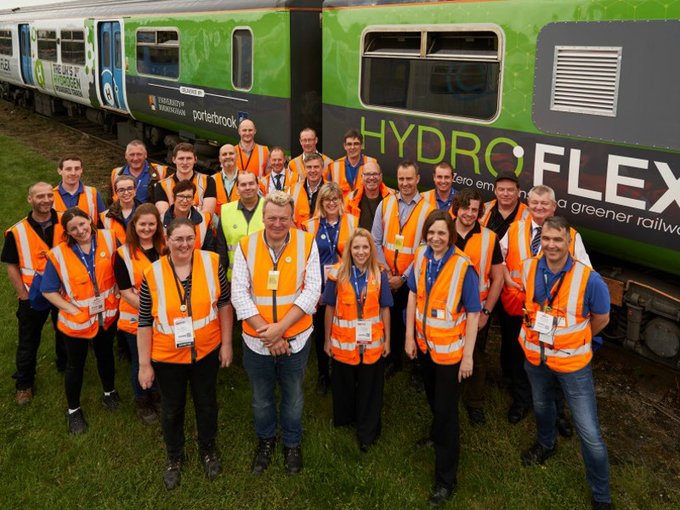 The HydroFLEX team at Rail Live 2019