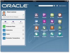 Oracle screen
