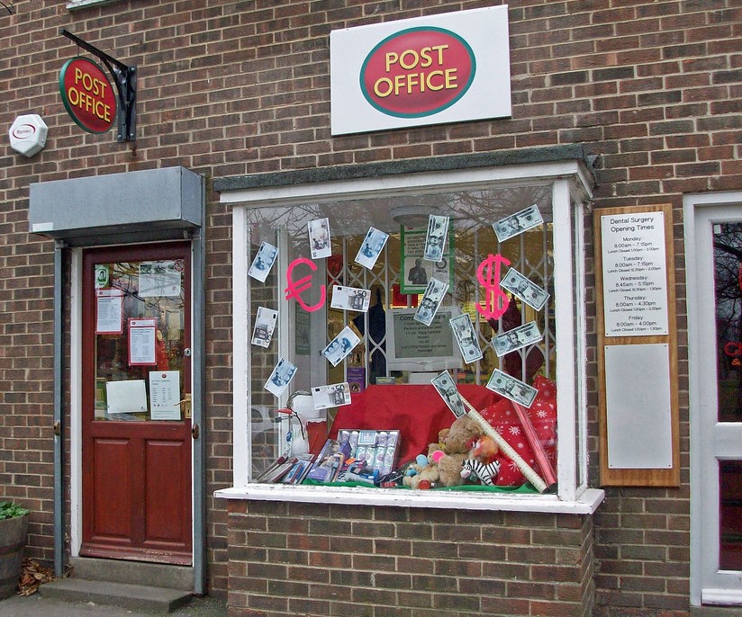 A Post Office shop front