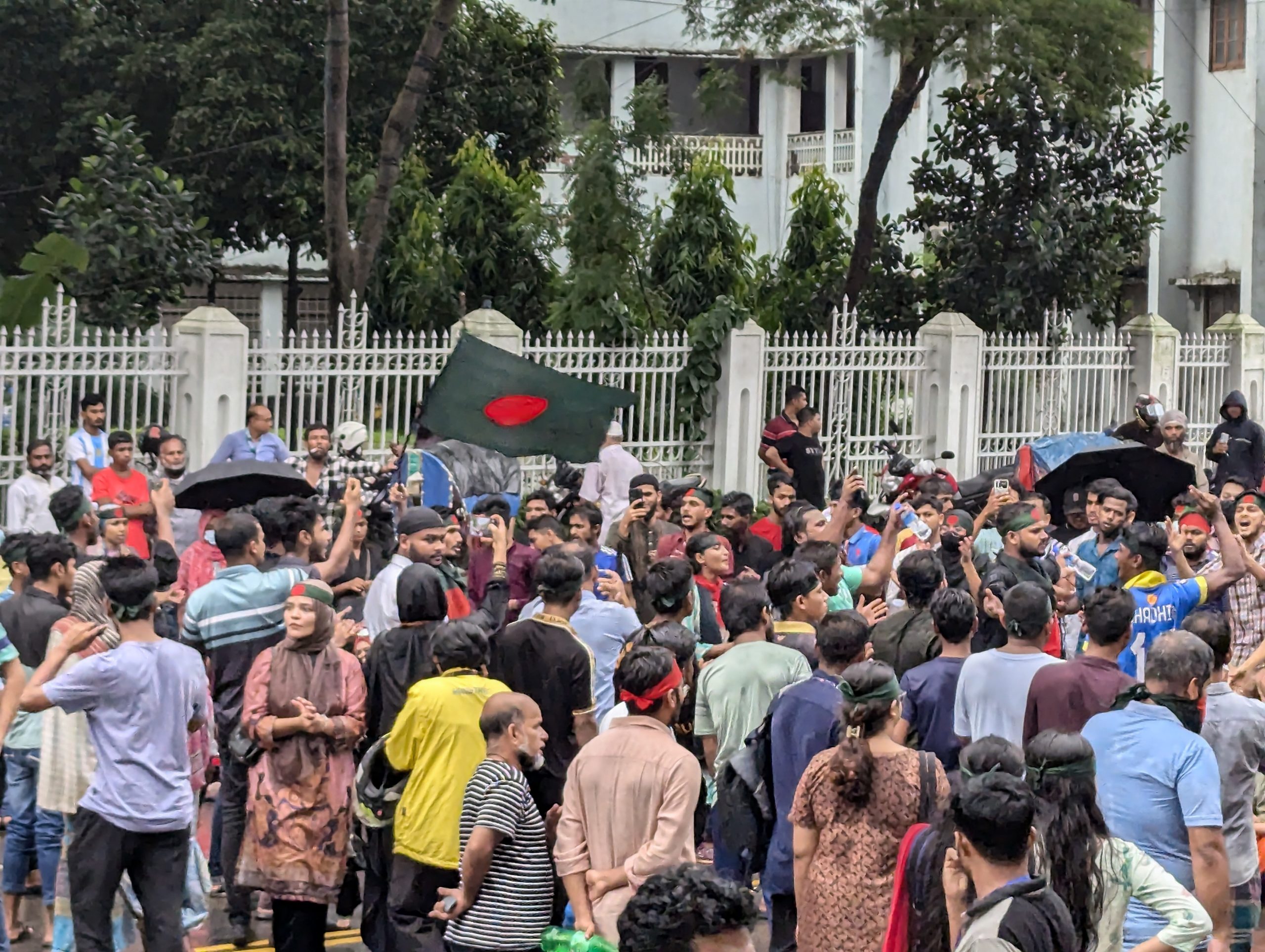 Protest in Bangladesh - Central Shaheed Minar