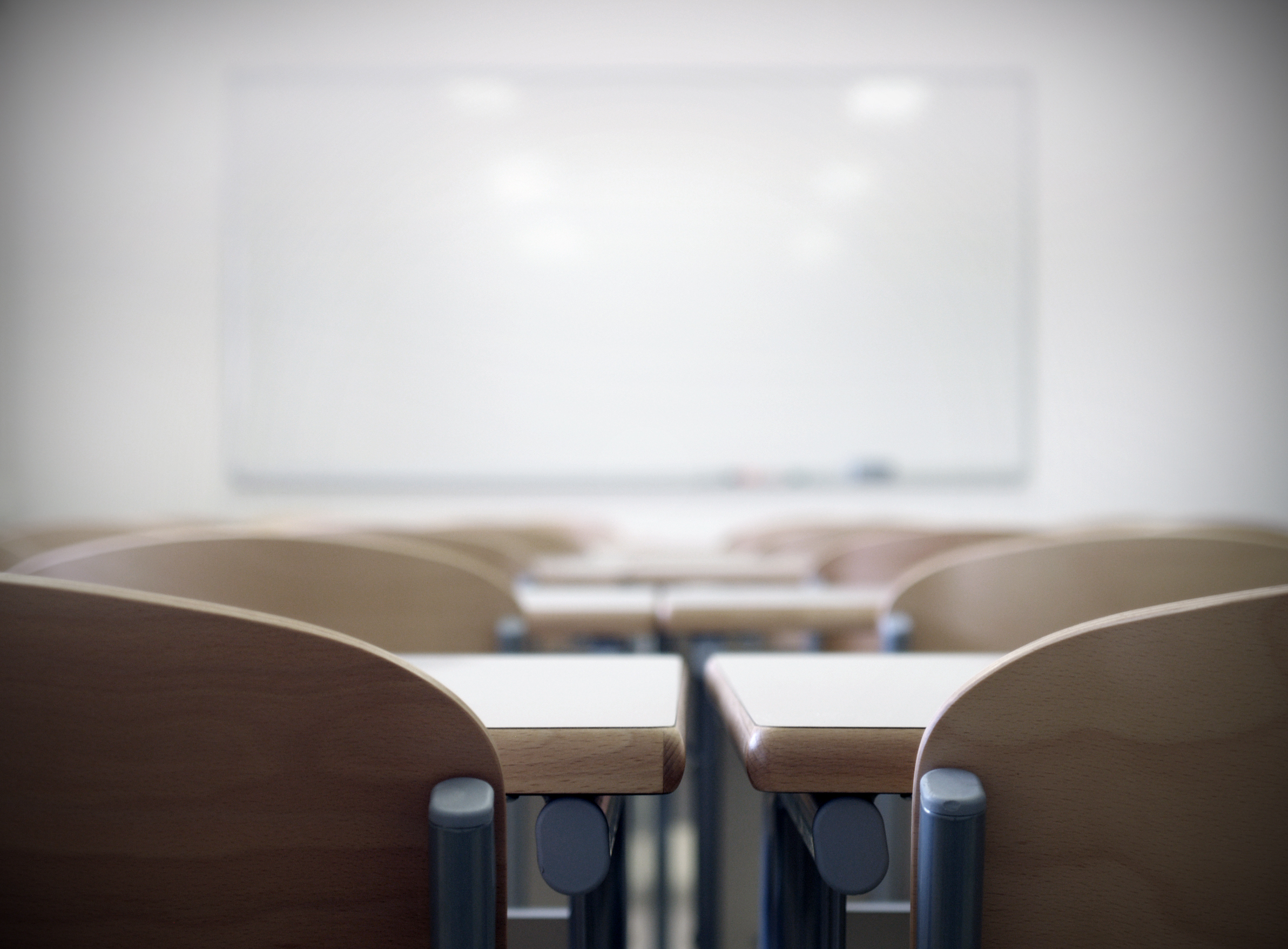 An empty classroom