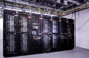 Photo of racks in data centre