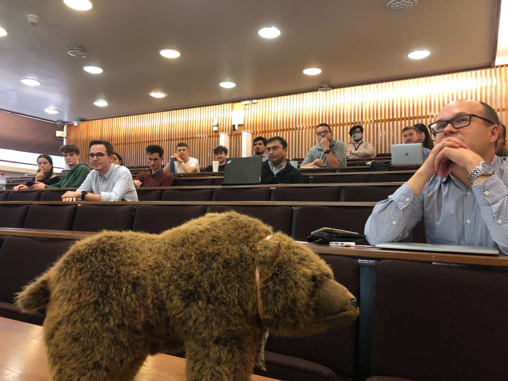Members of the Materials Simulation and Modelling Discussion Group in a lecture theatre