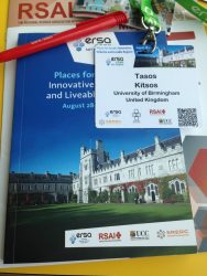 European Regional Science Association Congress 2018: A celebration of research and all things Irish