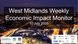 West Midlands Weekly Economic Impact Monitor – 10th July 2020