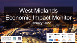 West Midlands Economic Impact Monitor – 21 January 2022