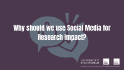 Why Should we use Social Media for Research Impact?