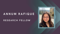 Meet Annum Rafique- City-REDI / WMREDI’S New Research Fellow