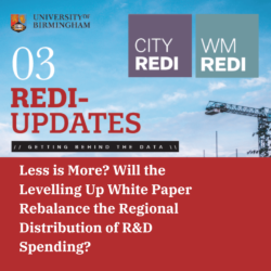 Less is More? Will the Levelling Up White Paper Rebalance the Regional Distribution of R&D Spending?