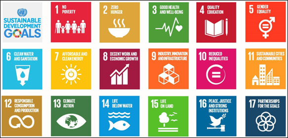 An image showing all the SDGs. 