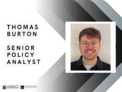 Meet Tom Burton, our New Senior Economic Analyst