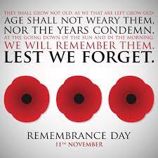 Remembrance Day (11 Nov)