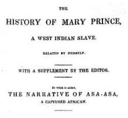 Mary Prince and the Birmingham Ladies’ Society for the Relief of Negro Slaves