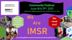 Join our We Are IMSR Festival this July 19th!